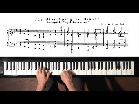 Featured image from Piano Tutorial: Rachmaninoff solo piano arrangement of “The Star-Spangled Banner”