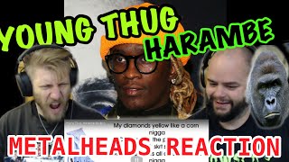 Code Name Recomends | YOUNG THUG - HARAMBE | Metalheads Reaction