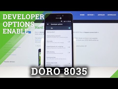 How to Activate Developer Options in DORO 8035 – Developer Mode