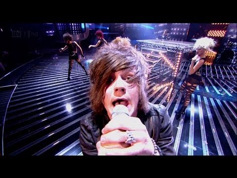 Frankie Cocozza goes all Primal Scream - The X Factor 2011 Live Show 3 - itv.com/xfactor