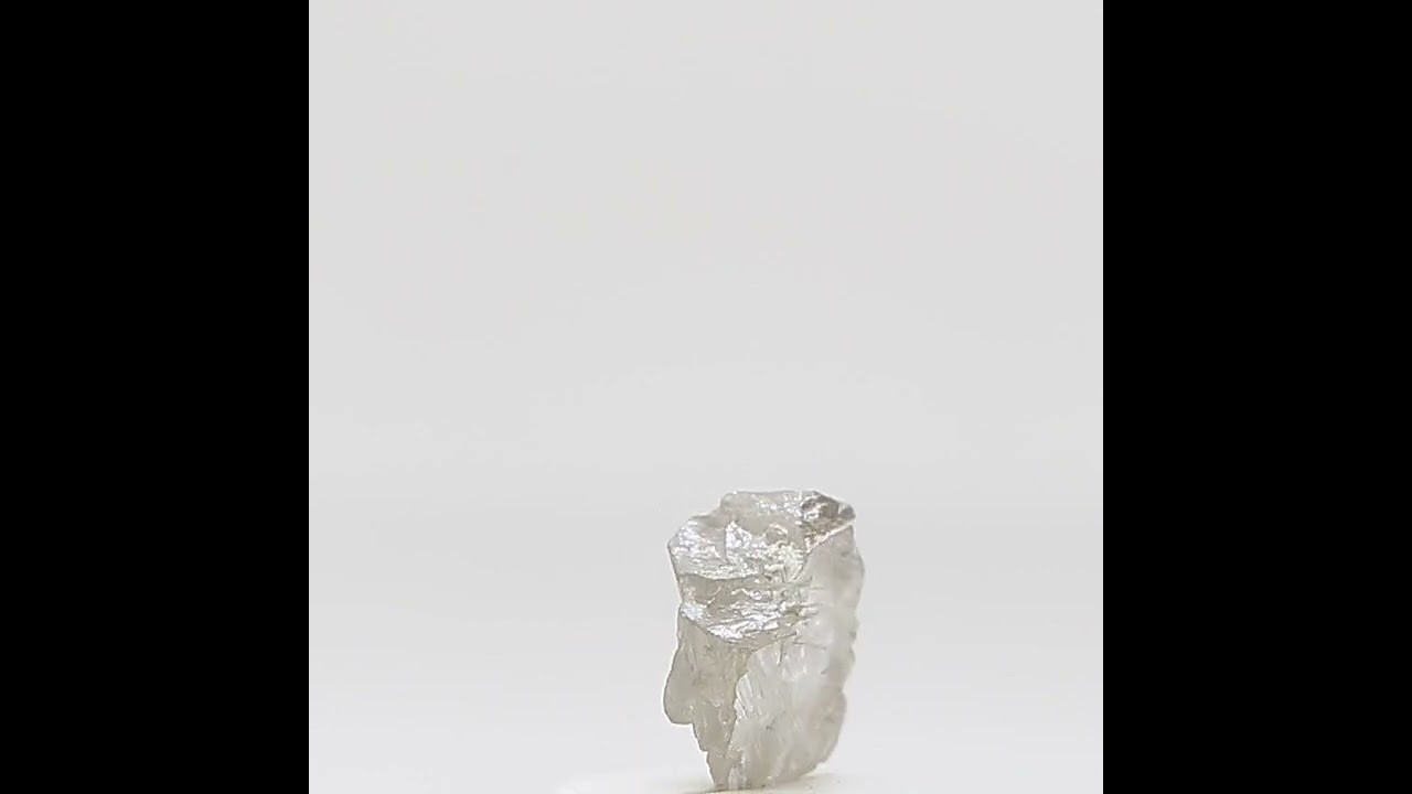 Rough Diamond Raw Uncut Diamond Natural Gray Irregular Diamond 0.25tcw 4.8mm