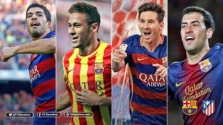 Barça players score on Atlético, from near and from afar