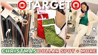 🎄NEW TARGET DOLLAR SPOT CHRISTMAS 2024 SHOP WITH ME | HOME DECOR + CLOTHING TRY-ON | SHOPPING VLOG