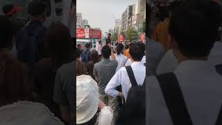 姫路城🏯をバックに神谷宗幣が吠える‼️