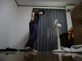 片足スクワット90回  One leg 90 squats