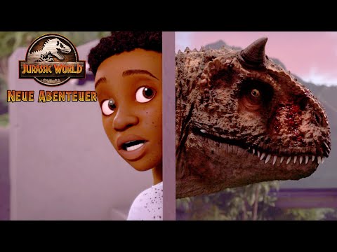 Versteckenspielen mit einem Carnotaurus! | JURASSIC WORLD NEUE ABENTEUER | Netflix