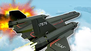 I Flew an SR-71 Blackbird &amp; It Went BAD! - Stormworks Multiplayer Gameplay