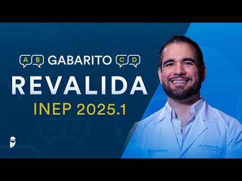 Gabarito e Correção Revalida INEP 2025.1