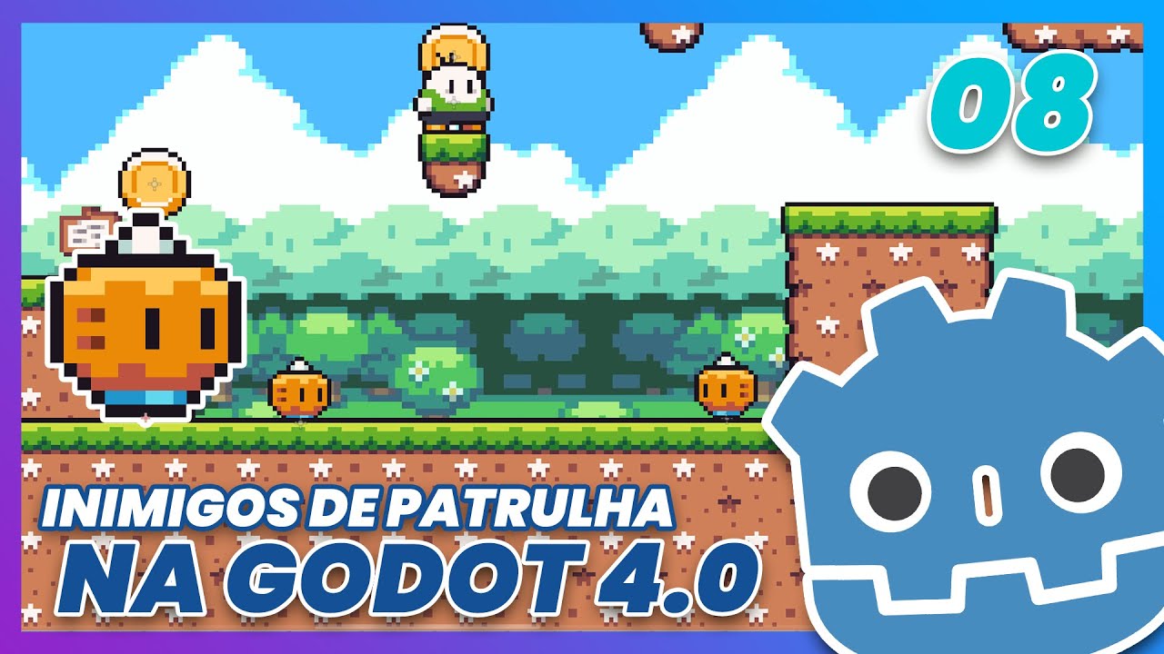 Ep08 - Criando Inimigo Tipo Patrulha na GODOT 4.0 - Criando um Jogo de Plataforma 2D