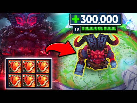 WTF? I GOT 300,000 HEALTH ON ORNN... RIOT WHAT IS THIS?