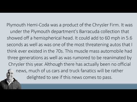 Mike Savage New Canaan |  The Plymouth Barracuda Origins