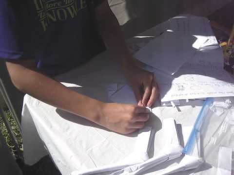 How to Make Paper Tank - Childrens Business Fair 2012