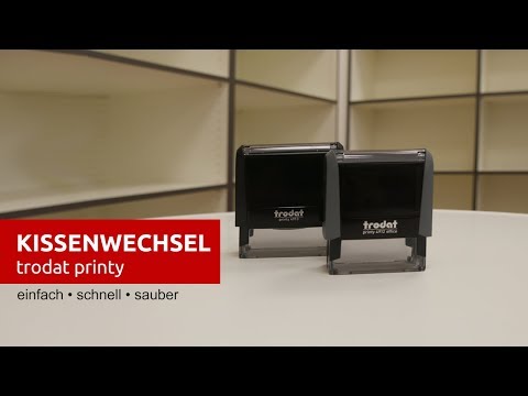 trodat Stempelkissen wechseln - printy line