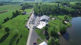 Pine Cradle Lake Aerial Tour in Rome PA