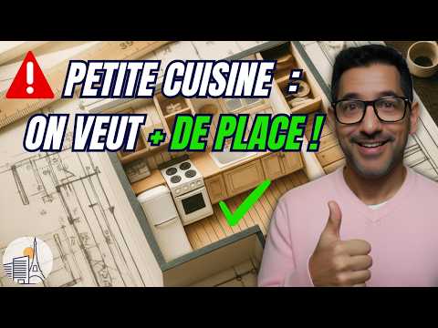 Aménager une petite cuisine (gagner de la place avec style)