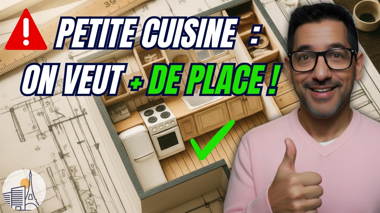 Aménager une petite cuisine (gagner de la place avec style)