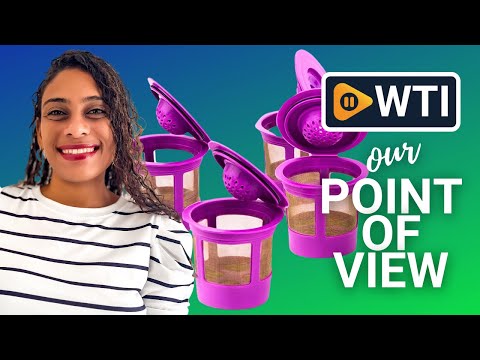 4 Reusable K Cups for Keurig Coffee Makers - BPA Free Universal Fit Purple Refillable Kcups Coffee Filters for 1.0 and 2.0 Keurig Brewers 4 purple k cups - WTI product video review