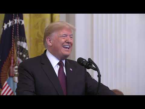 President Donald Trump has recognized seven "extraordinary Americans" with the Presidential Medal of Freedom. It's the highest honor America gives a civilian. Recipients included doctor and Republican Party donor Miriam Adelson. (Nov. 16)