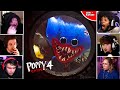 YouTubers React To Huggy Wuggy S Return Poppy Playtime Chapter 4 Ending