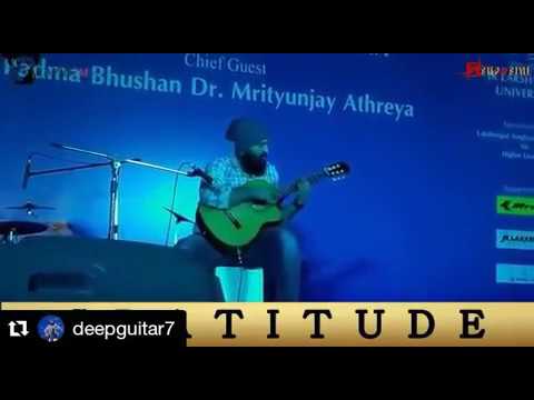 World's Best guitar Performance  Gratitude (Amin Toofani) By Deep Singh