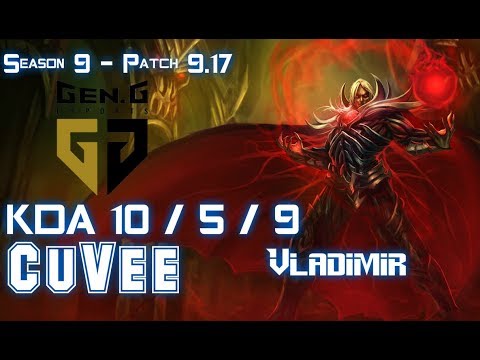 Gen CuVee VLADIMIR vs JAYCE Top - Patch 9.17 KR Ranked