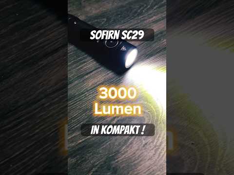 Die @SofirnWorld SC29 is eine Ultra Kompakte #esc #taschenlampe Review kommt 👌🏻