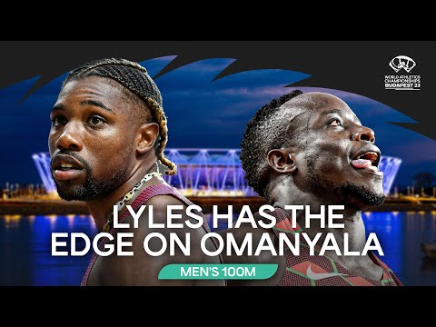 Lyles and Omanyala battle it out in the 100m heats