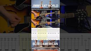 Jimmy Eat World - Bleed American - Guitar Demonstration - Lesson - Tab #bleedamerican #jimmyeatworld