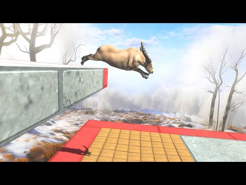 Jump Over Fall Trap - Animal Revolt Battle Simulator