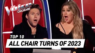 Best ALL-CHAIR-TURN Blind Auditions of 2023 so far on The Voice
