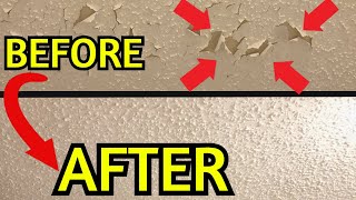 How to Repair A Popcorn Ceiling Without Patch Mud, BEST EASY HACK!