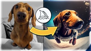 Turn YOUR PET into Ai Art with MIDJOURNEY🐕