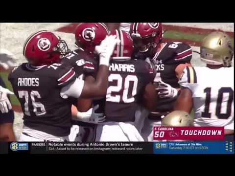2019 USC vs Charleston Southern - Kevin Harris 1 Yd Touchdown Run
