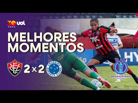 Gols e lances de Vitória x Cruzeiro
