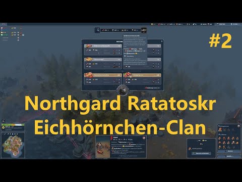 Northgard Ratatoskr deutsch Let's play Eichhörnchen-Clan #2
