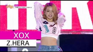 [HOT] Z.HERA - XOX  , 지헤라 - 엑스오엑스 (feat.이유애린 of 나인뮤지스) , Show Music core 20150801