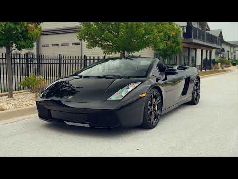 25k-Mile 2008 Lamborghini Gallardo Spyder 6-Speed | Startup + Drive