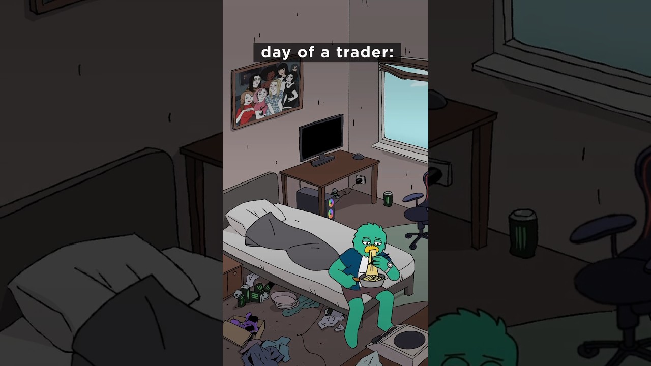 A day in life of trader meme #shorts #shortsfeed #memes #trading #stockmarket