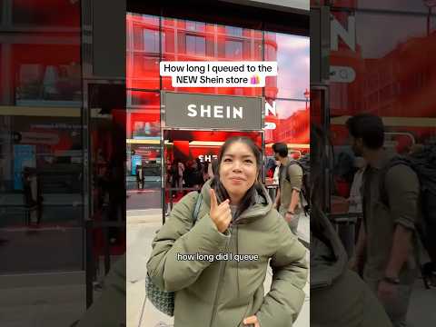 HOW LONG QUEUE FOR SHEIN STORE?!! #shein #sheinhaul #sheinshopping #shopping #shoppingvlog