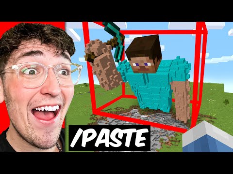 I Secretly Cheated Using //paste in a Minecraft Building Competition