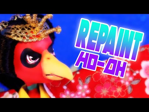 Ho-Oh 🌈 the Rainbow Legendary | Pokémon Doll RePaint!