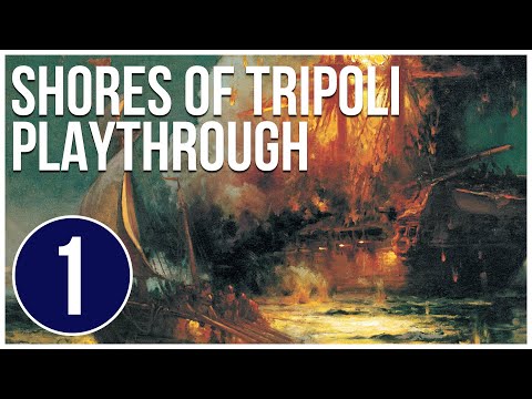 Shores of Tripoli Wargame Playthrough - Episode 1 - Fort Circle Games - Session