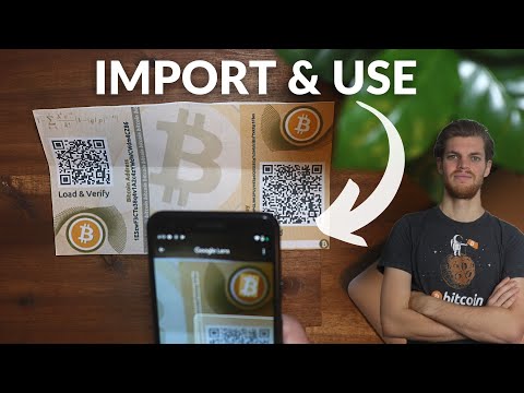 Import Bitcoin Paper Wallet with Private Key
