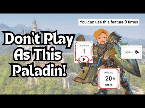 Making the WORST Paladin in DnD 5e