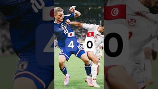 ㊗️日本4-0でチュニジアに勝利🎉頑張れサムライジャパン🇯🇵#worldcup #japan #侍ジャパン