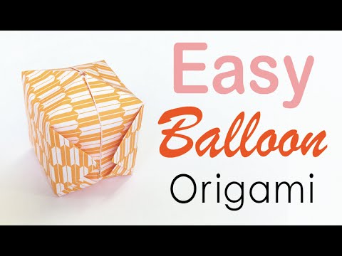 Easy☺︎ Origami Paper Balloon❤️ Easy & Fun☺︎  - Origami Kawaii〔#097〕