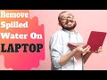 Sound To Remove Spilled Water On Laptop Speaker (GUARANTEED)