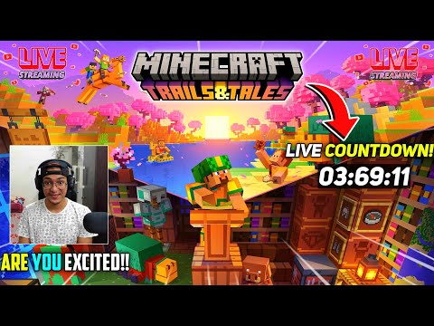 🔴 MINECRAFT 1.20 UPDATE RELEASE LIVE COUNTDOWN | Minecraft 1.20 Live Countdown!!!