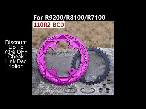 PASS QUEST 110 BCD 4 BOLT Chainring for Shimano 105 R7100 Ultegra R8100 Dura Ace 9200 110bcd Road Bi