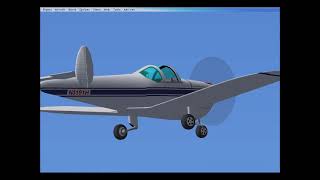 FSX: Ercoupe Departs Antiquers Aerodrome